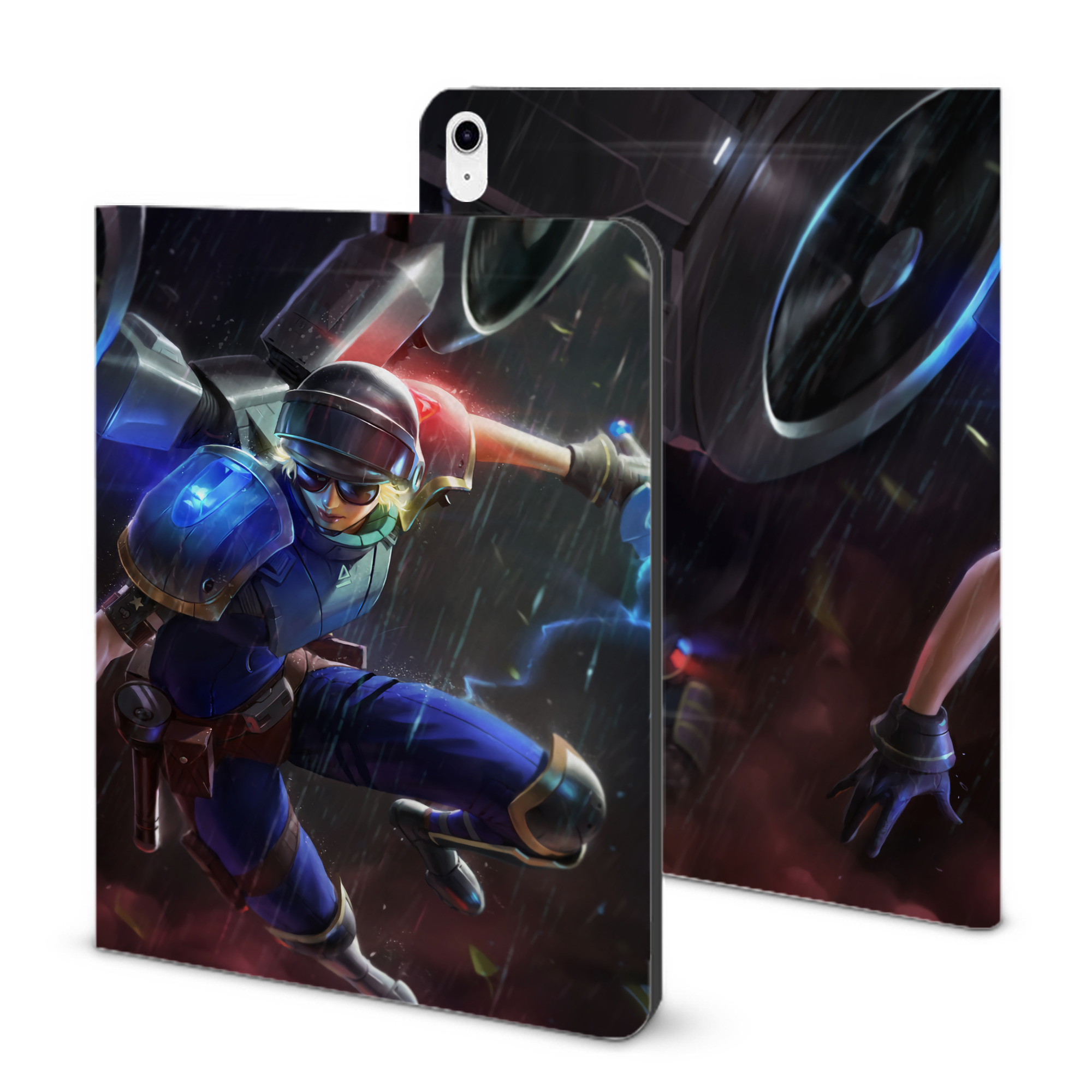 （画像用） リーグ・オブ・レジェンド League of Legends LOL IPad ケース ブック型 PUレザー TPU 耐衝撃 軽量 薄型 ペン収納なし 全面保護 IPad 各モデル対応